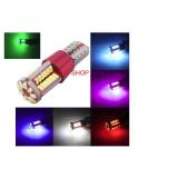 demi xe may t10 Bộ 2 led demi T10 gắn xe máy 57 tim hv shop (sáng trắng)