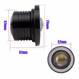 Đèn LED Bi Lồi Độ Gầm Xe Ô Tô - Đường kính 77mm - Màu Xanh lam