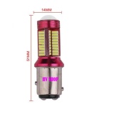 Đèn led hậu 78 tim SMD 1157 gắn xe máy siêu sáng 12V hv shop (sáng trắng )