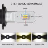 Đèn LED Headlight Độ đèn 2 màu cực chất cho xe hơi (chân H11)