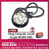 Đèn led L4 trợ sáng + Tặng công tắc