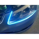 Đèn led mí mắt xe hơi màu xanh cực chất