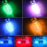 Bộ 2 đèn Led mini demi 16 màu có remote cho xe máy