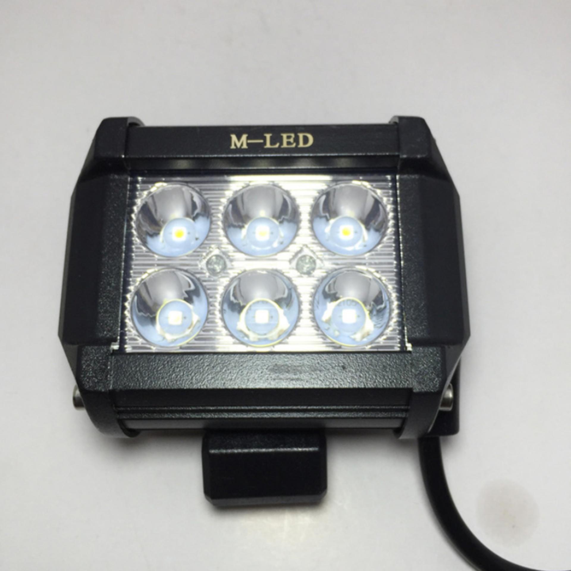 Đèn pha led trợ sáng C6 gắn xe máy