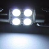 Đèn trần chiếu sáng nội thất ô tô 4 LED (31mm)