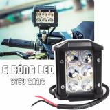 [HCM]Đèn trợ sáng 6 bóng Led cho xe máy đi phượt