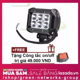 Đèn Trợ Sáng Xe Máy Giá Rẻ C6 + Tặng Công  Tắc