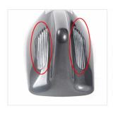 Độ Đèn LED Vây Cá Mập Cho Xe Hơi (màu bạc, chạy năng lượng mặt trời, ánh sáng flash)