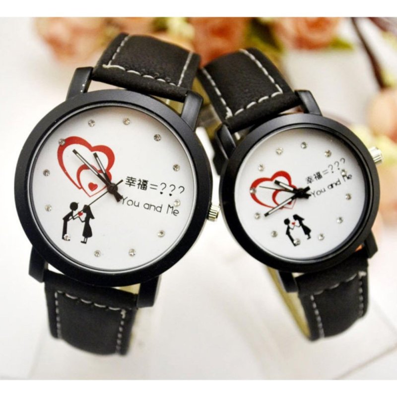 Đồng hồ cặp thấy là thích tim đôi tình nhân - 2 chiếc như hình