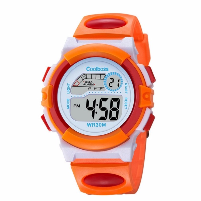 Giá bán Đồng hồ cho bé DH05 màu cam đỏ giá tốt KhaHanShop