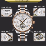 Đồng hồ cơ Automatic dây thép không gỉ Kinyued 1006