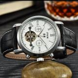 Đồng hồ cơ nam dây da MCE 6205 (Đen)