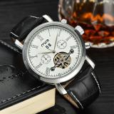 Đồng hồ cơ nam dây da MCE 6205 (Đen)