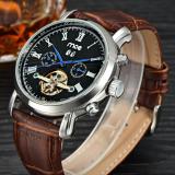 Đồng hồ cơ nam dây da MCE 6205 (Nâu)