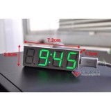 Đồng hồ điện tử mini DIY USB 5v
