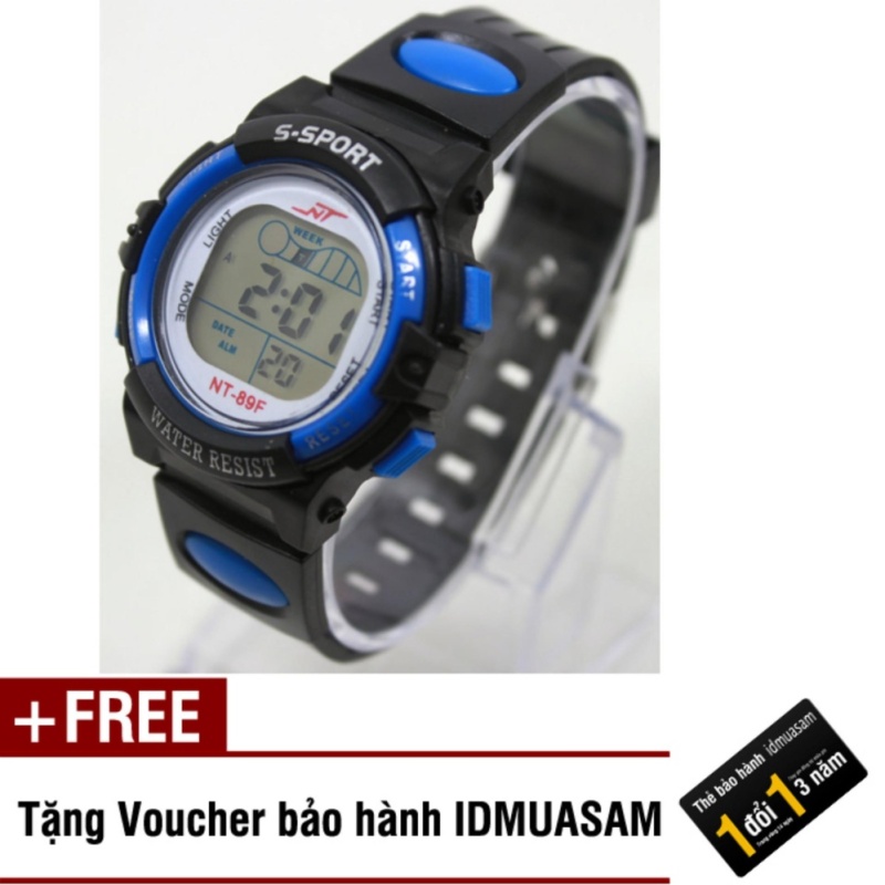 Giá bán Đồng hồ điện tử trẻ em IDMUASAM 2444 (Xanh dương) + Tặng kèm voucher bảo hành IDMUASAM