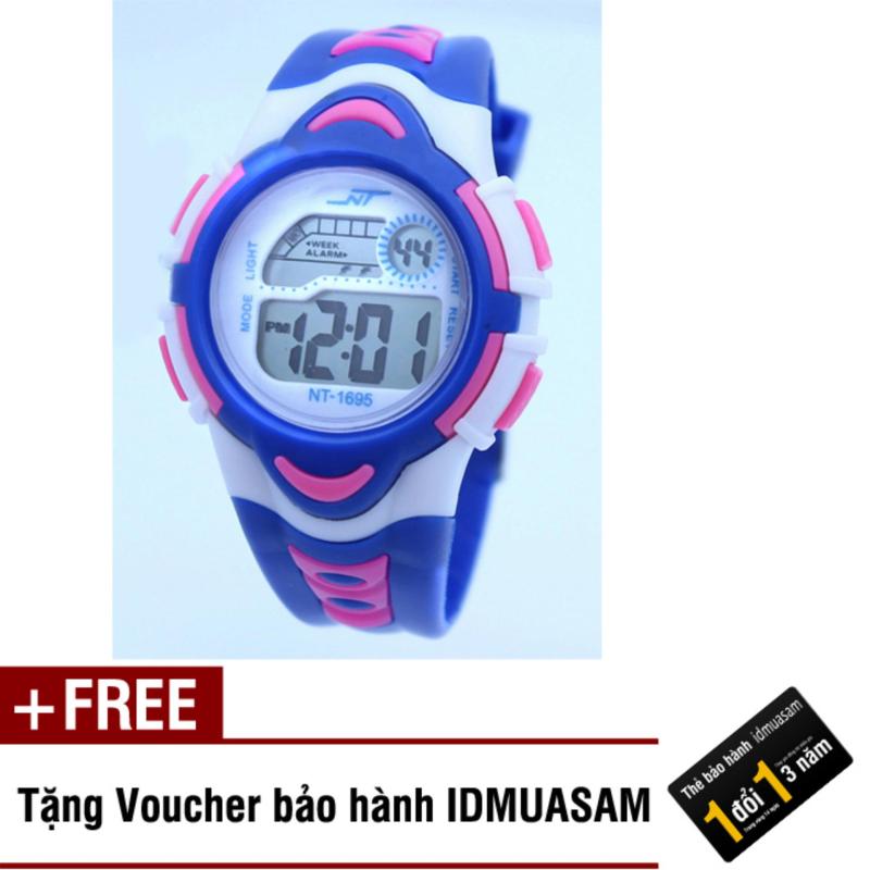 Giá bán Đồng hồ điện tử trẻ em IDMUASAM 7894 (Xanh dương) + Tặng kèm voucher bảo hành IDMUASAM