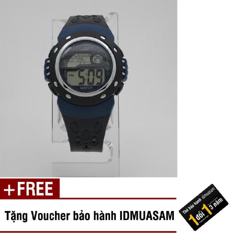Giá bán Đồng hồ điện tử trẻ em IDMUASAM S1431 (Xanh đen) + Tặng kèm voucher bảo hành IDMUASAM
