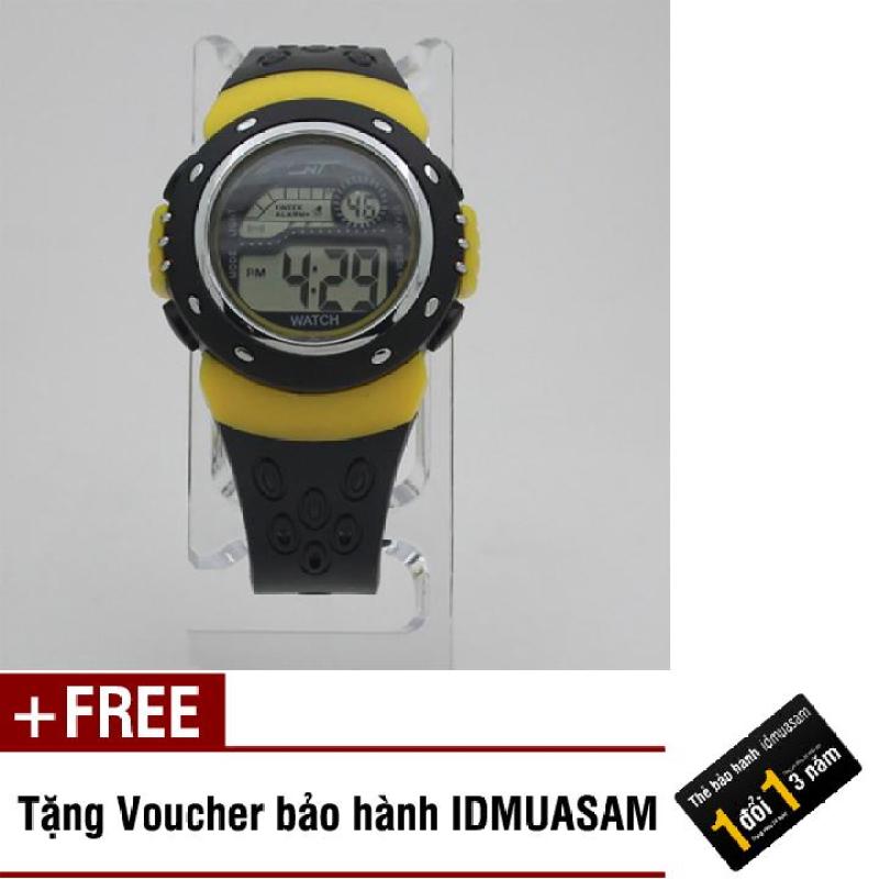 Nơi bán Đồng hồ điện tử trẻ em IDMUASAM S1432 (Vàng) + Tặng kèm voucher bảo hành IDMUASAM