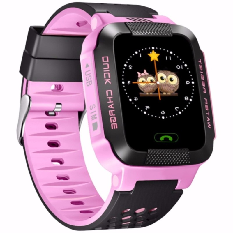 Đồng hồ định vị trẻ em thông minh GPS Tracker Y21G (Hồng) bán chạy