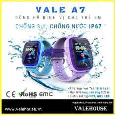Đồng hồ định vị trẻ em VALE A7 - 0014 Tím bán chạy