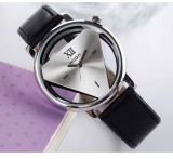 Đồng hồ nam dây da 2 mặt trong suốt PA587