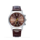 Đồng hồ nam dây da AnCom GL PRC200  (nâu)