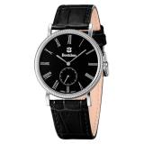 Đồng hồ nam dây da Bestdon BD98104G (Mặt đen dây đen)