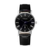[HCM]Đồng hồ nam dây da cao cấp  Aidashi  (Đen)