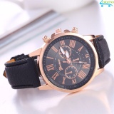Đồng hồ nam dây da mặt 3.8cm Geneva Q20 sang trọng