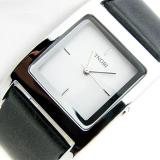 Đồng hồ nam dây da Sinobi 9155 (Đen Trắng)