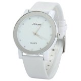 Đồng hồ nam dây da Sinobi 98KN1 (Trắng)