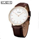 Đồng hồ nam dây da Skmei 1181 (Nâu)
