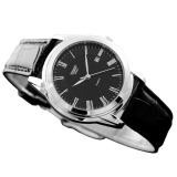 Đồng hồ nam dây da SWIDU K0KN91 (Đen)