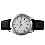Đồng hồ nam dây da SWIDU K0KN91 (Trắng)