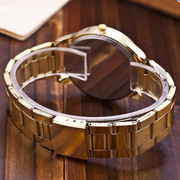 Đồng hồ nam dây hợp kim Geneva GE008-1 (Trắng)