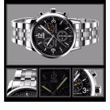 Đồng hồ nam dây inox Skmei 9070 (Đen)
