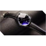 Đồng hồ nam YAZOLE D04 dây da hiển thị Analog