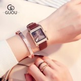 [HCM]Đồng hồ nữ dây da Guou 8089