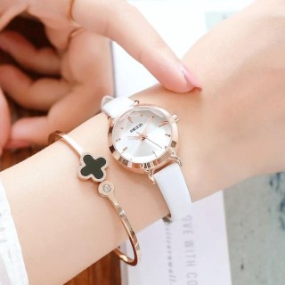 [HCM]Đồng hồ nữ Kezzi 1651 dây da thumbnail