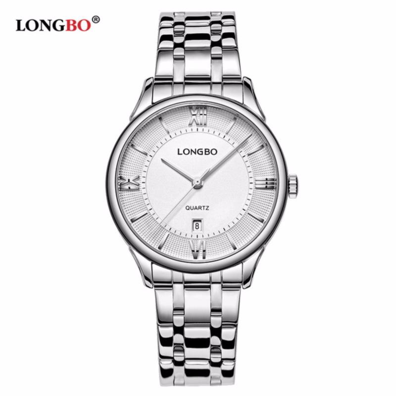 Nơi bán Đồng hồ Nữ LONGBO 5001L-S01 (trắng, mặt trắng, dây trắng thép không gỉ)