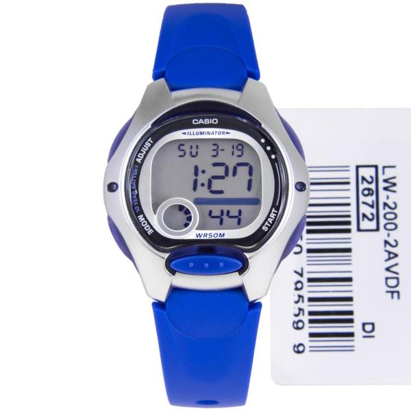 Đồng hồ nữ nam  dây nhựa dẽo Casio LW-200-2aVDF