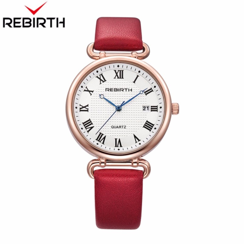 Đồng hồ nữ REBIRTH V3 dây da cao cấp cực xinh bán chạy