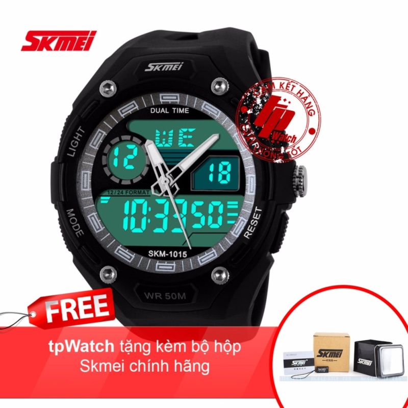 Đồng hồ thể thao nam Skmei 1015 + Hộp đồng hồ Skmei- Chống nước cực tốt -  tpw.1008 bán chạy
