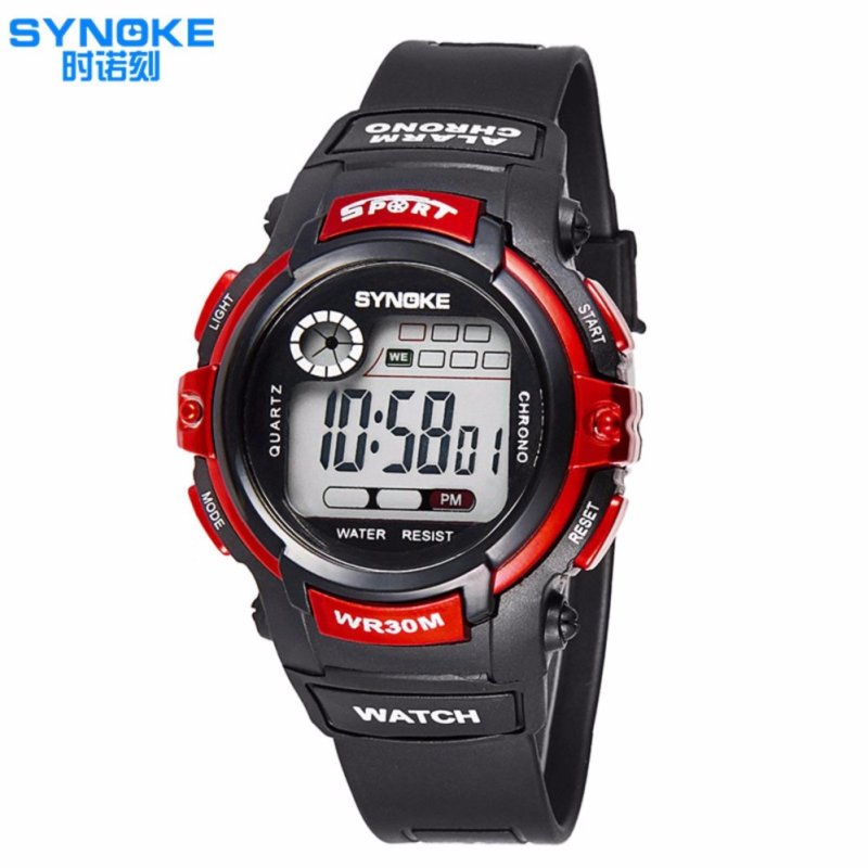 Đồng Hồ Thể Thao Trẻ Em Dây Cao Su Synoke 99569 (Đỏ) bán chạy
