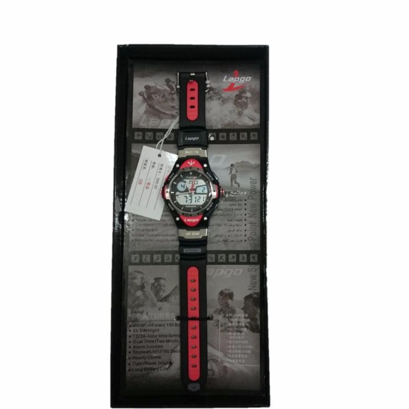 Đồng hồ thời trang thể thao nam cao cấp Lapgo đỏ bán chạy