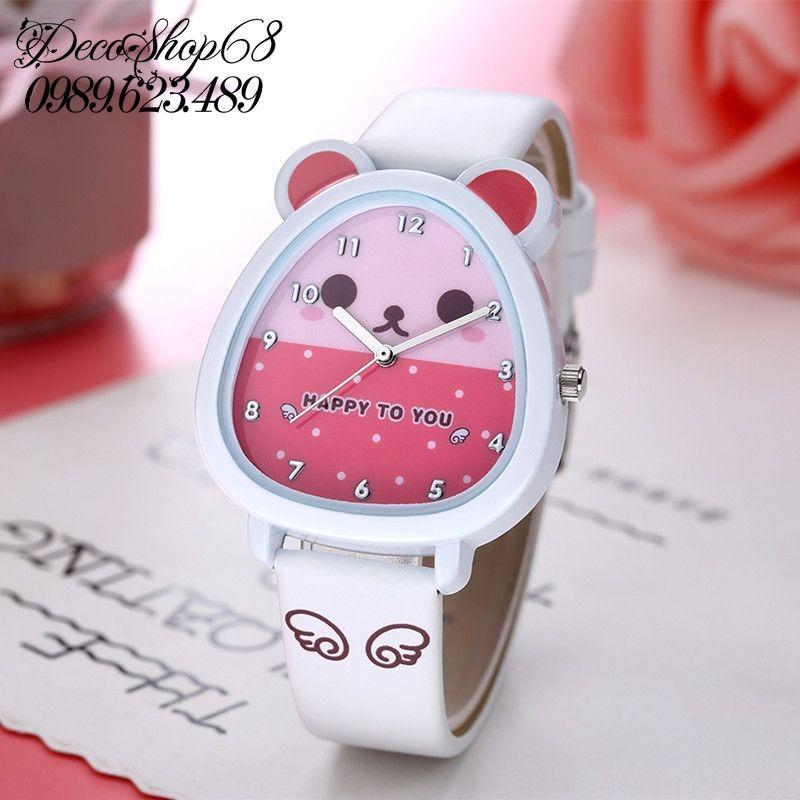 Đồng hồ trẻ em Decoshop68 W07-Tr màu trắng giá tốt bán chạy