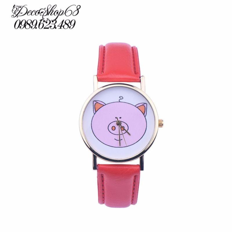 Đồng hồ trẻ em Decoshop68 W09-Do màu đỏ giá tốt bán chạy