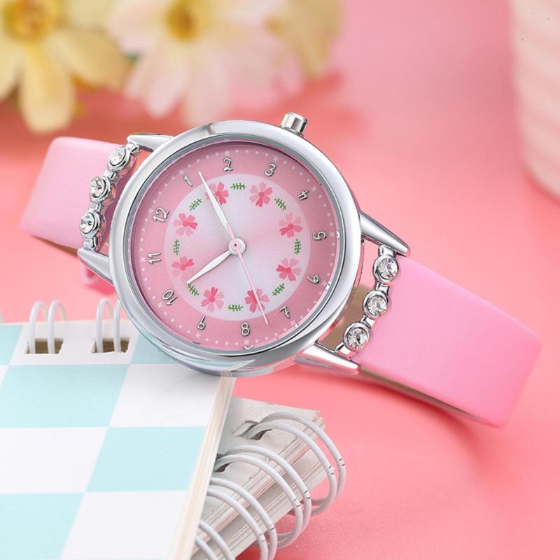 Đồng hồ trẻ em Decoshop68 W13-H màu hồng giá tốt bán chạy