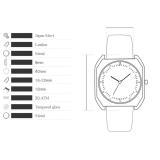 Đồng Hồ Unisex Dây Da HUBE H068